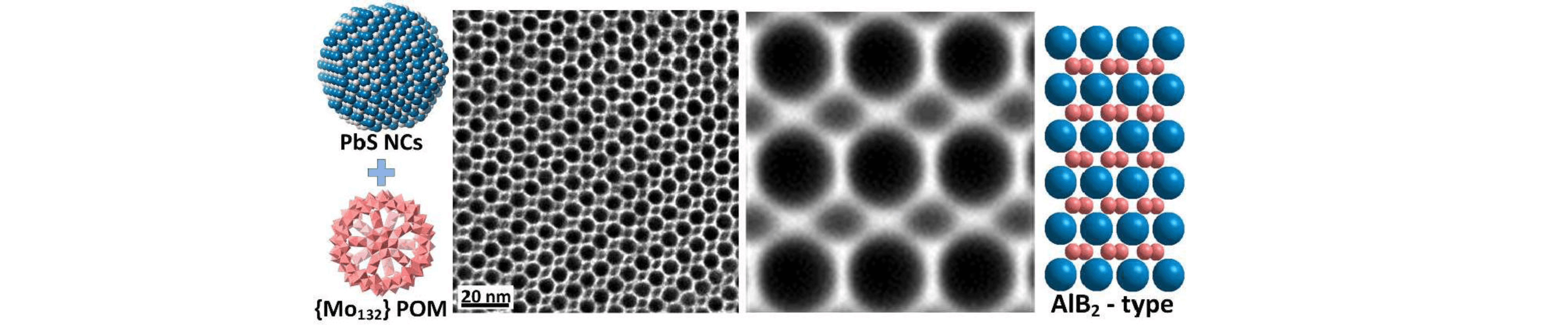Binary Superlattices from Colloidal Nanocrystals and Giant Polyoxometalate Clusters