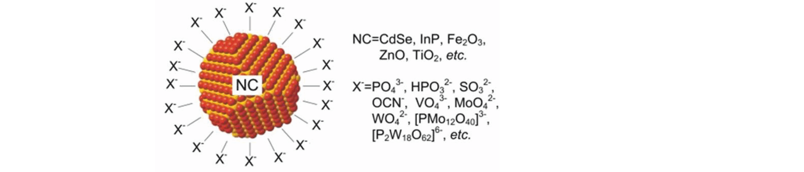 Surface Functionalization of Semiconductor and Oxide Nanocrystals with Small Inorganic Oxoanions (PO43-, MoO42-) and Polyoxometalate Ligands